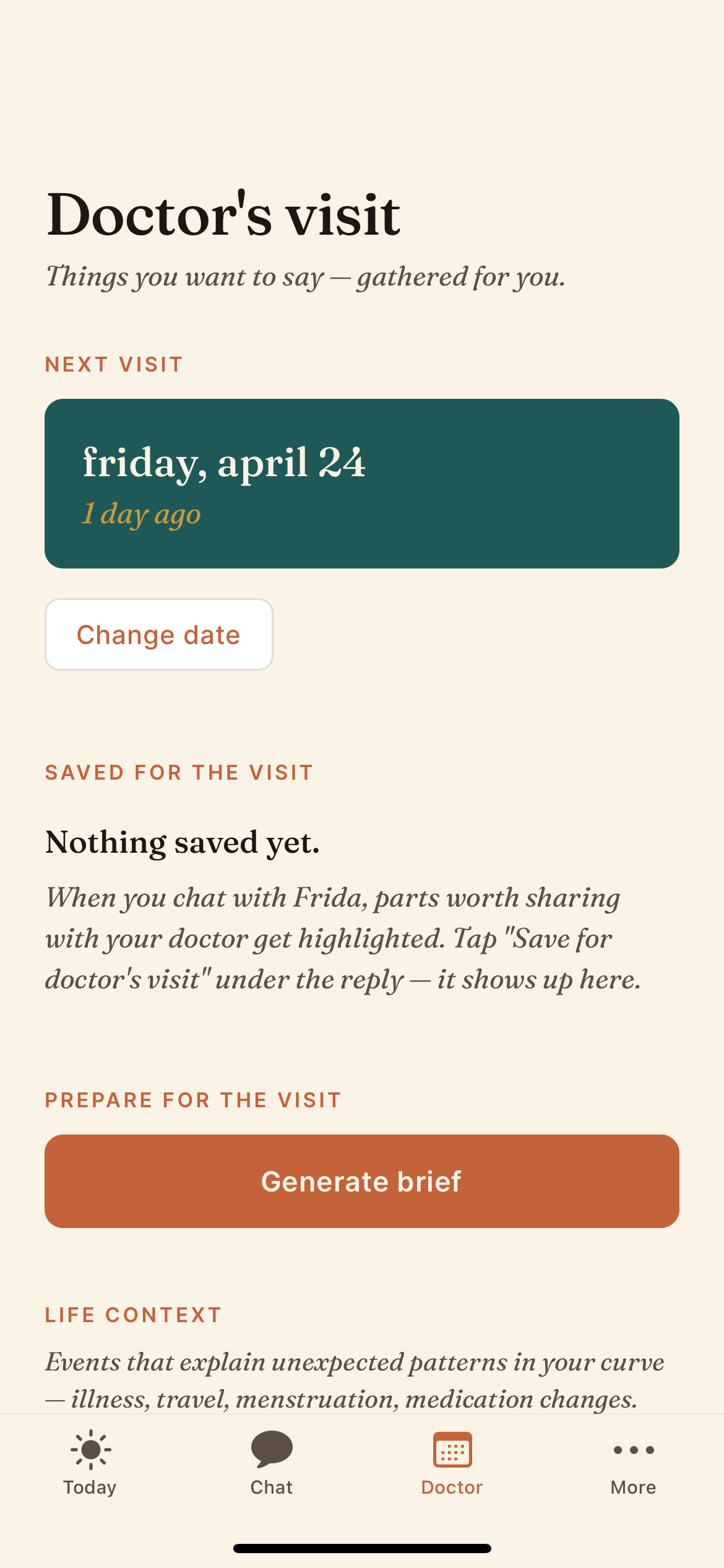 Stillra: Doctor's visit — things you want to say